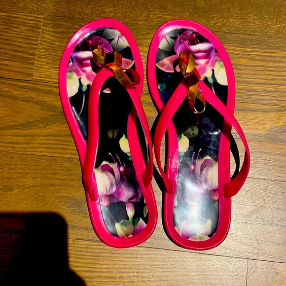 Shoes | Ted Baker Floral Flip Flops Uk 